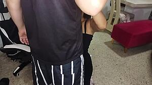 At Home Enjoying My Step-Nephew - Part 1. Latina Whore Sucking Cock When Her Husband Is Not There.