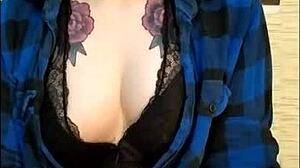 stunning girl loves to edge her friends cock with cumshot handjob in femdom fetish