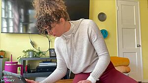 i caught my stepmom watching porn and she totally hates how much she craves fucking