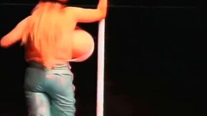 The Bustiest Stripper Ever with Huge Monster Tits