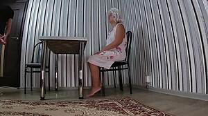 Mom with a tight ass prepared for intimate stroking and deeper connection