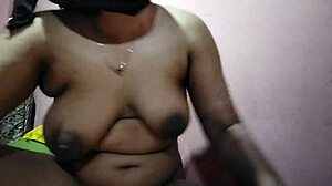 Desi Indian bhabhi craves sex with her huge natural tits exposed.