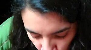 Quickie Blowjob Licking Cum From Hands So Intense!