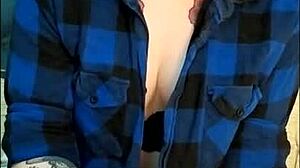 stunning girl loves to edge her friends cock with cumshot handjob in femdom fetish