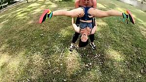 Intense Desire Builds in Hot Lesbian Personal Training Trailer with Deep Emotions