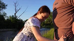 fucked tinder babe on first date with creampie and rough sex