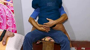 Adorable rider contrasts thrill of oversized toy in snug space for stunning peak