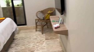 why did the maid recognize me from my porno videos? she waited in the room so i made her debut with big cock pov doggystyle cum