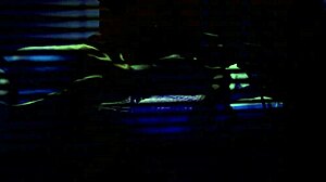 that hungarian gets spied on with binoculars, then assfucked in close up doggystyle while fingering her trimmed pussy