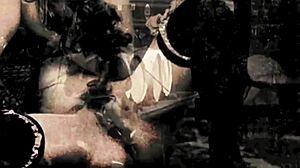 hey, wanna see this vintage hairy pussy and natural tits in dark lantern entertainment's beauty and the beast?