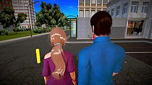 that was a nice date with maddie but revenga is up next in my new family part 53 with curvy hentai outfits and big tits