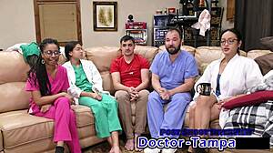 dr tampa checks aria nicole during her 2023 yearly physical in florida 😷