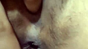 indonesian girl fingering her big pussy lips