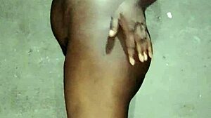 I love this amateur African porn where she cums twice so intensely.