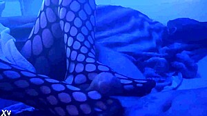 Sexy footjob in nylons and leggings makes me explode with passion!