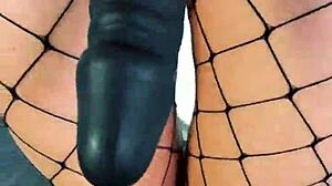 hey, this big black strapon is ready to peg your hole deep while i dominate you