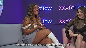 लैटिना मिल्फ कार्ला मोरेली को मैक्स बेटांकुर के साथ FFM थ्रीसम रफ चुदाई 😏 इंटरव्यूअर डैनी ऑर्टिज संग कंट्रोल लूज - xxxfollow सेशन 9