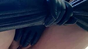 Teacher with big tits gets caught masturbating. She cums hard on clit at school.