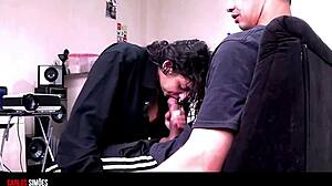 Morena novinha with big ass rides sarado dotado in dorm room fun 😏