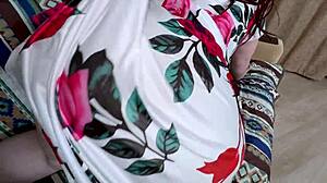 stepmom and stepson shared a romantic evening that turned into hot sex