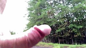 Clitlicker662 licks wet clit in crazy outdoor forest flashing update from Sep 15 2024.