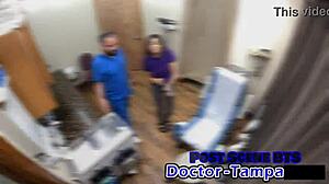 dr tampa checks aria nicole during her 2023 yearly physical in florida 😷