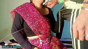 खूबसूरत भाभी साड़ी में देवर से ब्लोजॉब और हॉट चुदाई मांगती टेम्पटिंग आवाज में