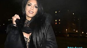 Public agent spots a juicy-titted Latina with a big ass, tempting her into hardcore outdoor riding and orgasm.