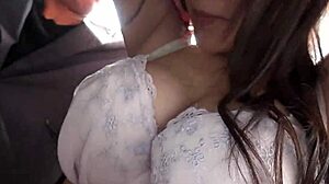Big Natural Boobs Japanese Milf Cougar Seduces Boy to Uncensored Backseat Car Fuck