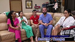 dr tampa checks aria nicole during her 2023 yearly physical in florida 😷