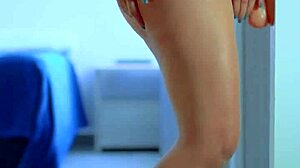 College Girls In Sexy Dress And Sneakers Dildo Play