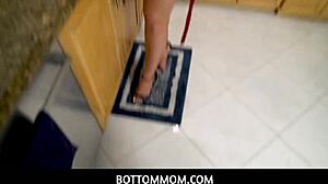 In this American tale, step mom Demi Diveena offers firsthand lessons with blowjobs, handjobs, and intense POV fucking on her teen stepson.