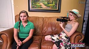 Raw Lovely Cuties Lauren And Pixie Rim Suck Cock Swallow Cum