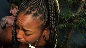 मोटी कर्वी कुकी स्वर्ल स्टिव रिक्ज़ के BWC से रफ पाउंडिंग डॉगी में टाइट एबोनी चूत चोदी