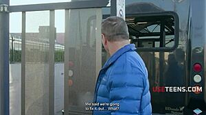 in a distant universe teen 18+s enjoy public blowjobs and fucking on buses without any taboos