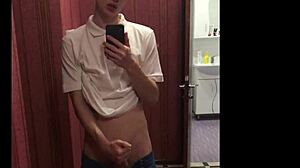 Dream Boy Beautifully Performs Solo in Mirror with Impressive Size