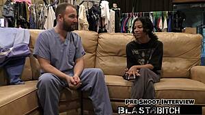 Step sisters gettin' their shaved pussies blasted with creampie in missionary, moanin' loud while spreadin' wide...