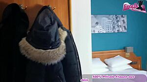 Why did the chubby German teen cheat with her neighbor friend next door?