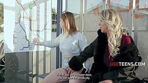 in a distant universe teen 18+s enjoy public blowjobs and fucking on buses without any taboos