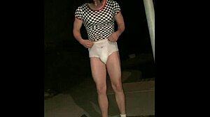 Sissyboy Caught In Diaper Forced To Wet Self For Neighbor Girl