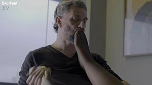 Nylons High Heels And Filthy Desires With Big Ass Brunette Goddess In Femdom Footjob, Deepthroat Blowjob, Choking Domination, Wet Pussy Licking.