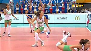 嘿，那些巴西女排辣妹超赞吧？