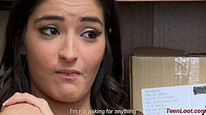  Caught And Thoroughly Taught Teen 18+ Burglar In Police Shop Reality