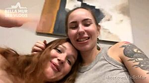 Blonde and Redhead Friends Share Monster Cock in Rough Dorm Fuck. Deepthroat Gagging and Pussy Pounding Lead to Crazy Submission.