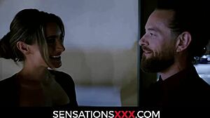 Super Hot Ella Reese Meets Brad At Hotel Party And Fucks Him In Her Room With Blowjob, Doggystyle, Cowgirl Riding