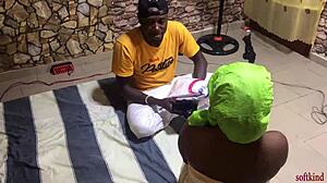 My Neighbor Finally Fuck Me After Helping Her To Get Her Clothes From Outside