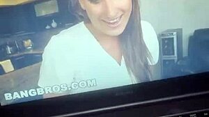 Masturbating To A Hot Masseuse Fucking A BBC Imagining Its Me And My Monster Cock Fucking Her