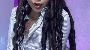 ¡Guau esta elfa peluda da mamada babosa con arcadas squirt y JOI cuenta atrás 😈