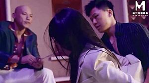 I watch as the burglar turns the female detective into a slave... oh man, that asian ass in cowgirl!