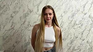 Brunette Stepsister With Big Ass And Natural Tits Gets Undressed In Bedroom. Cheating Leads To Intense Homemade Fucking Session.